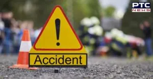 Chandigarh Speeding cars overtake Accident , Car Driver admitted to hospital