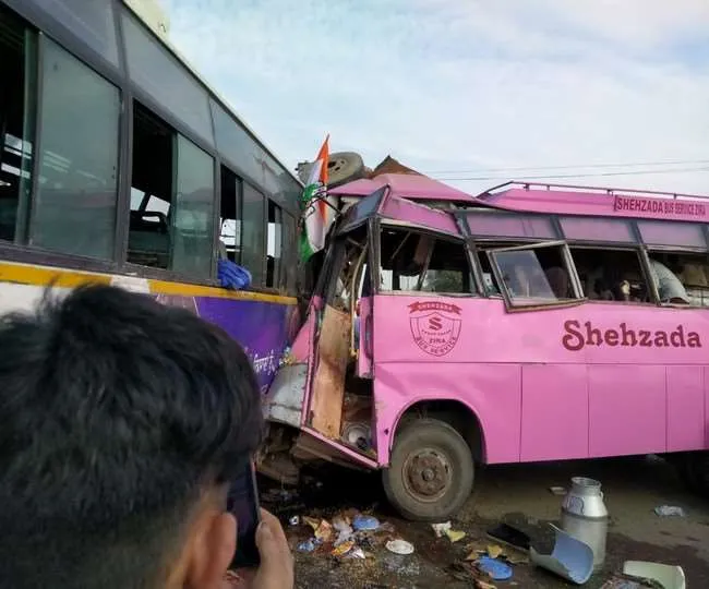 Congress Worker Bus Accident in Moga 4 Dead 24 injured