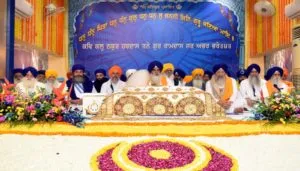 Raag Darbar decorated on the of Parkash Gurpurab of Sri Guru Ram Dass Ji