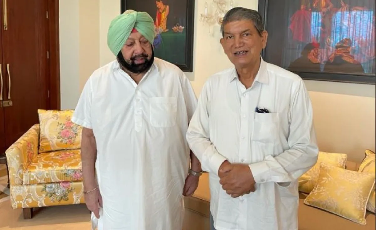 Harish Rawat meets Punjab CM Capt Amarinder Singh in Mohali | India News – India TV