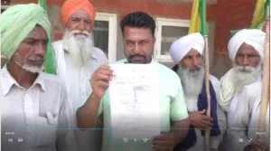 talwandi-sabo-farmer-kurki-against-farmer-union-tehsildar-office-protest