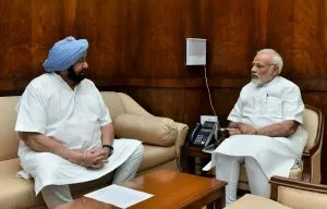 Capt. Amarinder Singh meets PM Modi ,discusses farm debt waiver