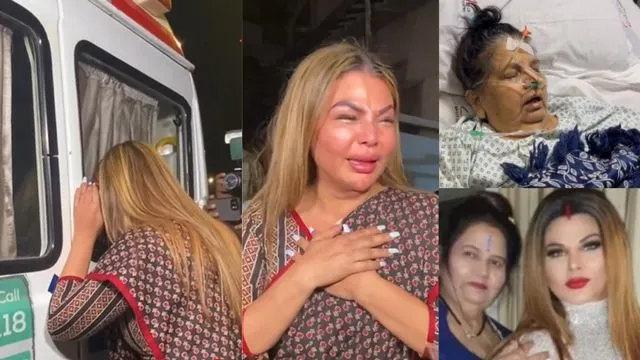Rakhi Sawant cries mom dies