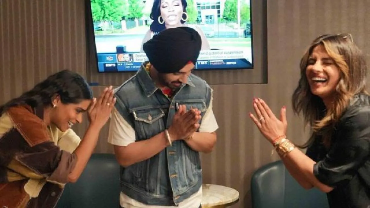 Diljit Dosanjh is proud of Priyanka Chopra and Lilly Singh; shares pictures on Instagram