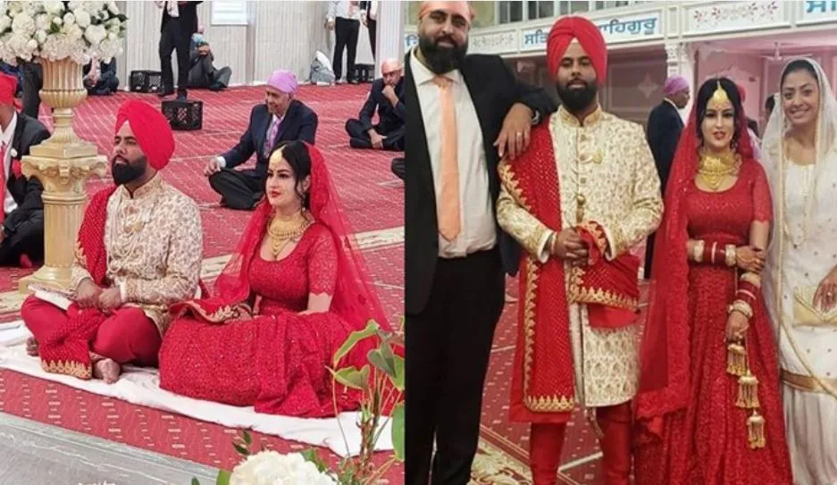 inside image of sunny malton and parveen marriage pic