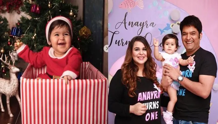 Kapil Sharma Shared His Daughter Anayra's Cute Santa look Pics