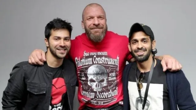 Varun Dhawan shares video with Triple H as WWE star retires from WrestleMania