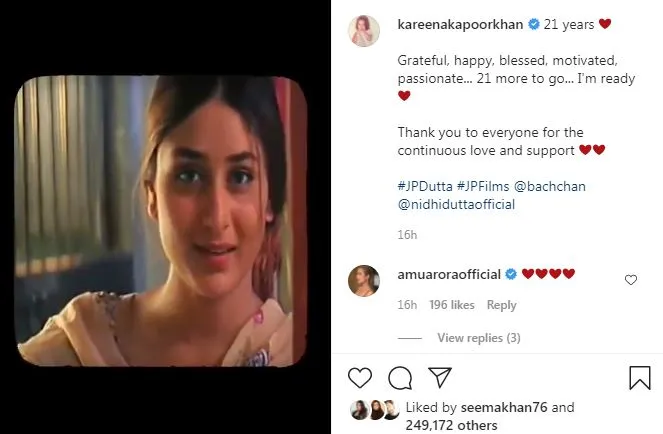 kareena kapoor khan thanks note to fans