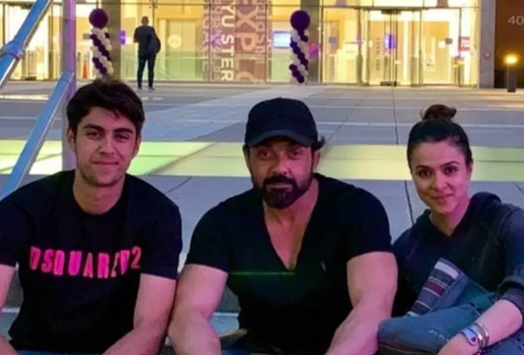 bobby deol with family