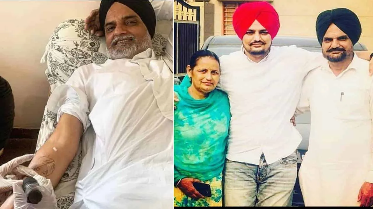 sidhu moose wala father's pic viral-min