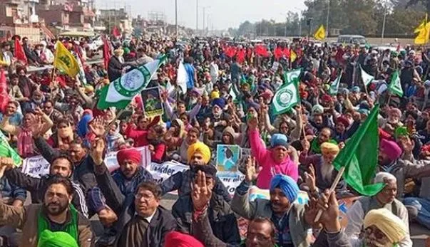 farmer protest in india