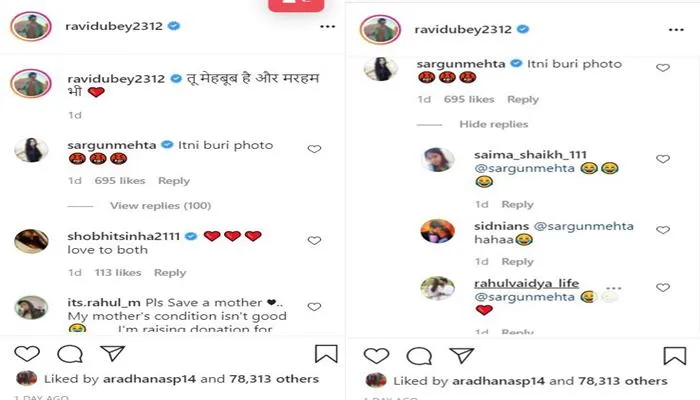 ravi dubey comments on post