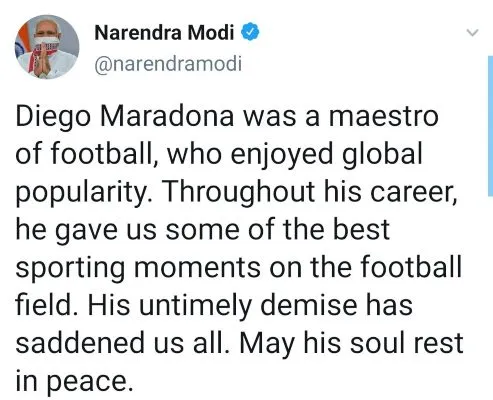 modi tweet