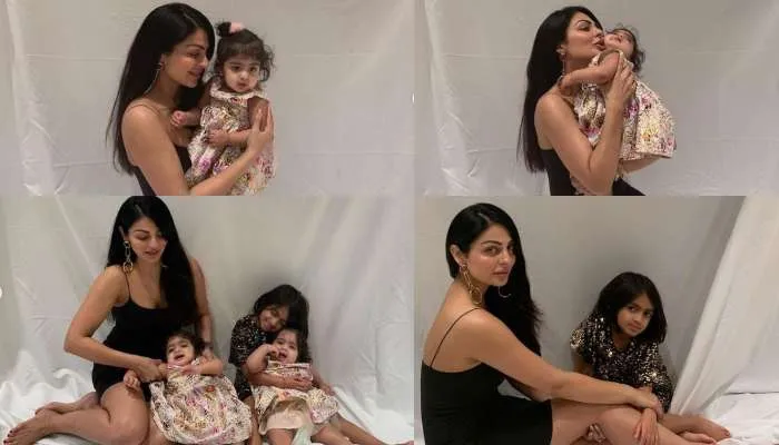 Neeru Pictures with kids