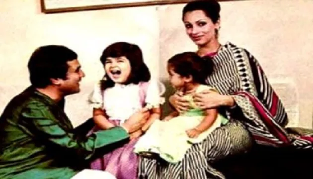 Rajesh khanna with family