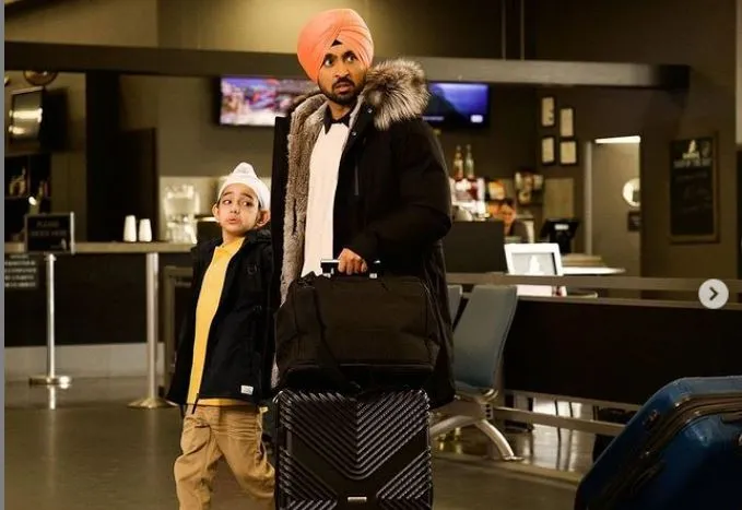 inside image of diljit dosanjh and shinda grewal