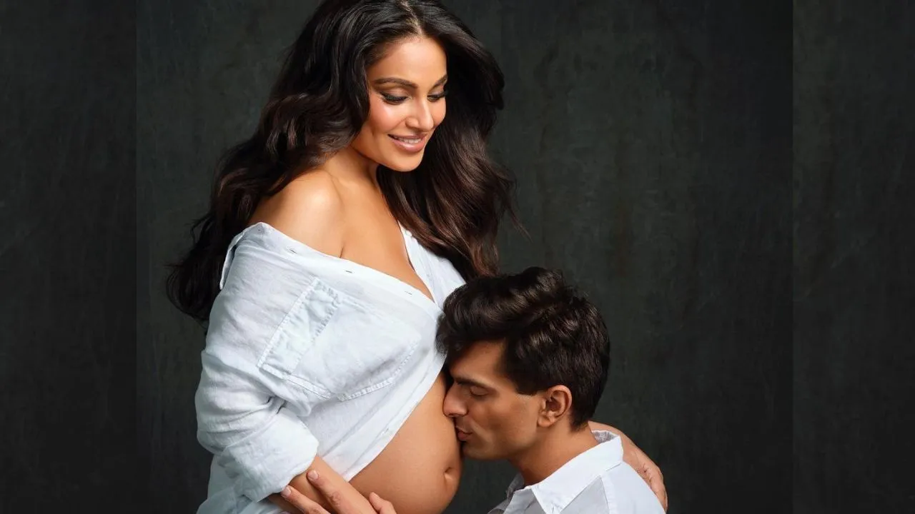 'Magical feelings': Pregnant Bipasha Basu shares new picture from her maternal photoshoot