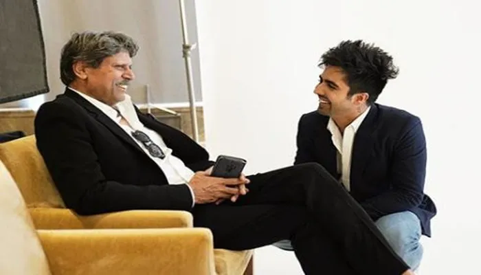 Harrdy Sandhu Shared Beautiful Photo With Kapil Dev