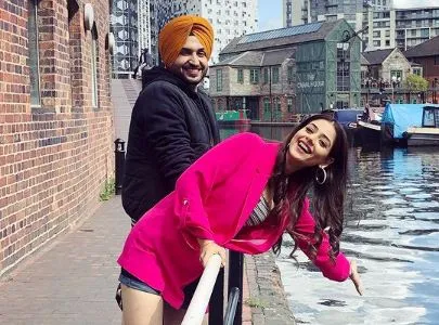 inside image of jassie gill and tania