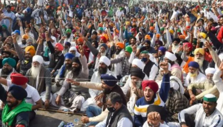 delhi farmer protest