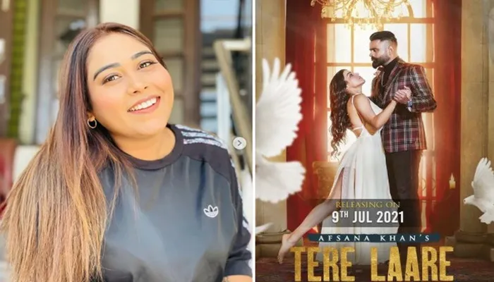 singer afasan khan shared her new song tere laare poster