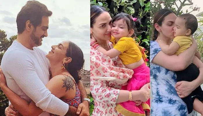 esha deol with family