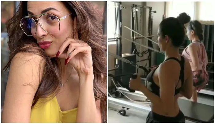 Malaika Arora and Sara Ali Khan at the gym