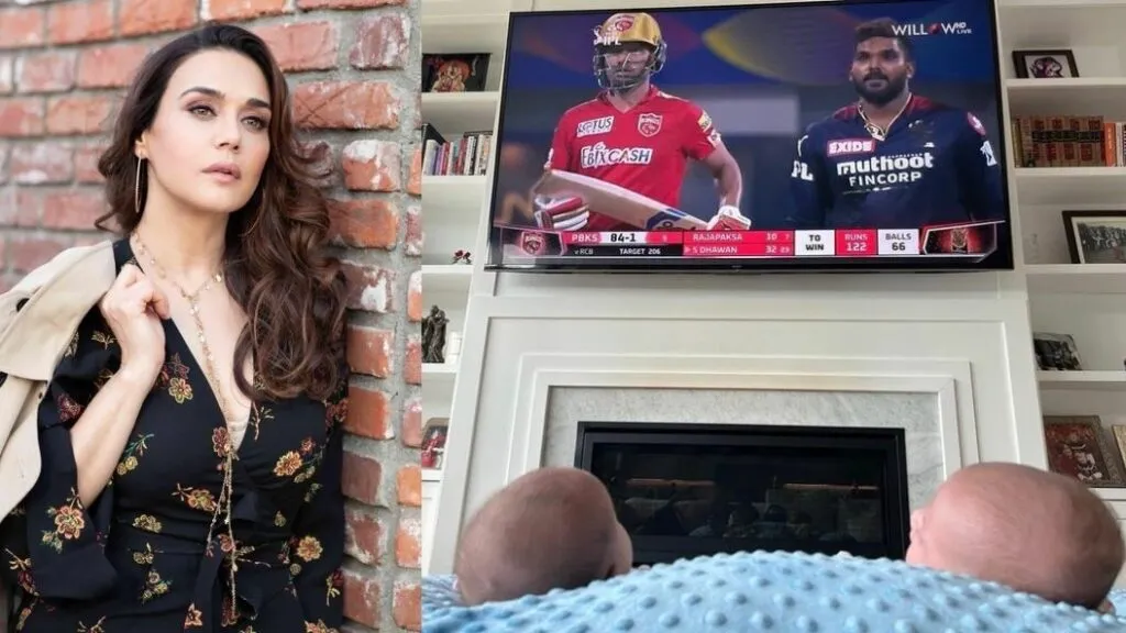 Punjab Kings defeat Royal Challengers! Preity Zinta introduces her twins as new fans of her IPL team