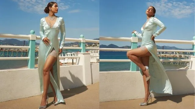 Cannes Film Festival 2022: Hina Khan slays in high-slit gown at French Riviera 