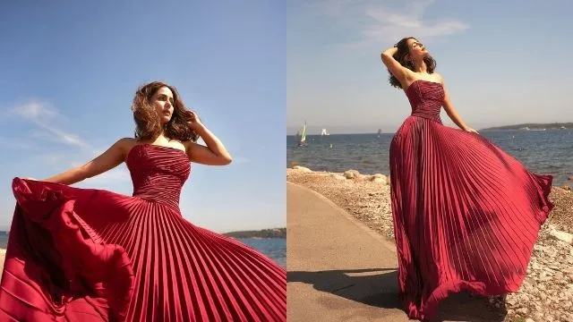 Cannes Film Festival 2022: Hina Khan looks ravishing in red; fans say ‘Red Carpet Abhi Baaki Hai Dost’
