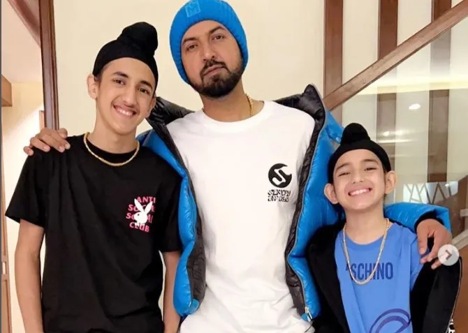 inside image of ekom grewal with family