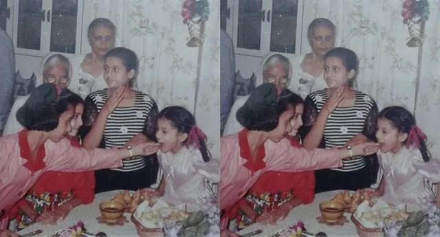 Taapsee Pannu childhood pic