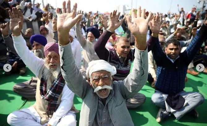 farmer protest at delhi