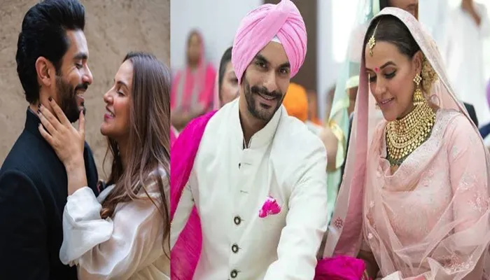 Neha Dhupia Shared a video on first wedding anniversary with Angad Bedi