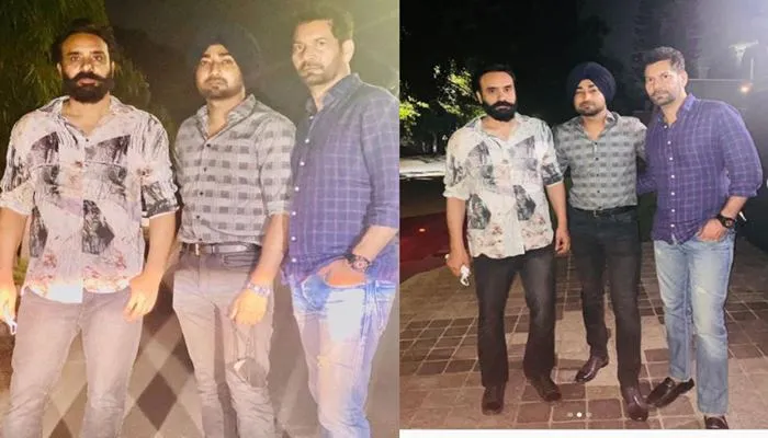 singer jasbir jassi, babbu maan and ranjit bawa in one frame