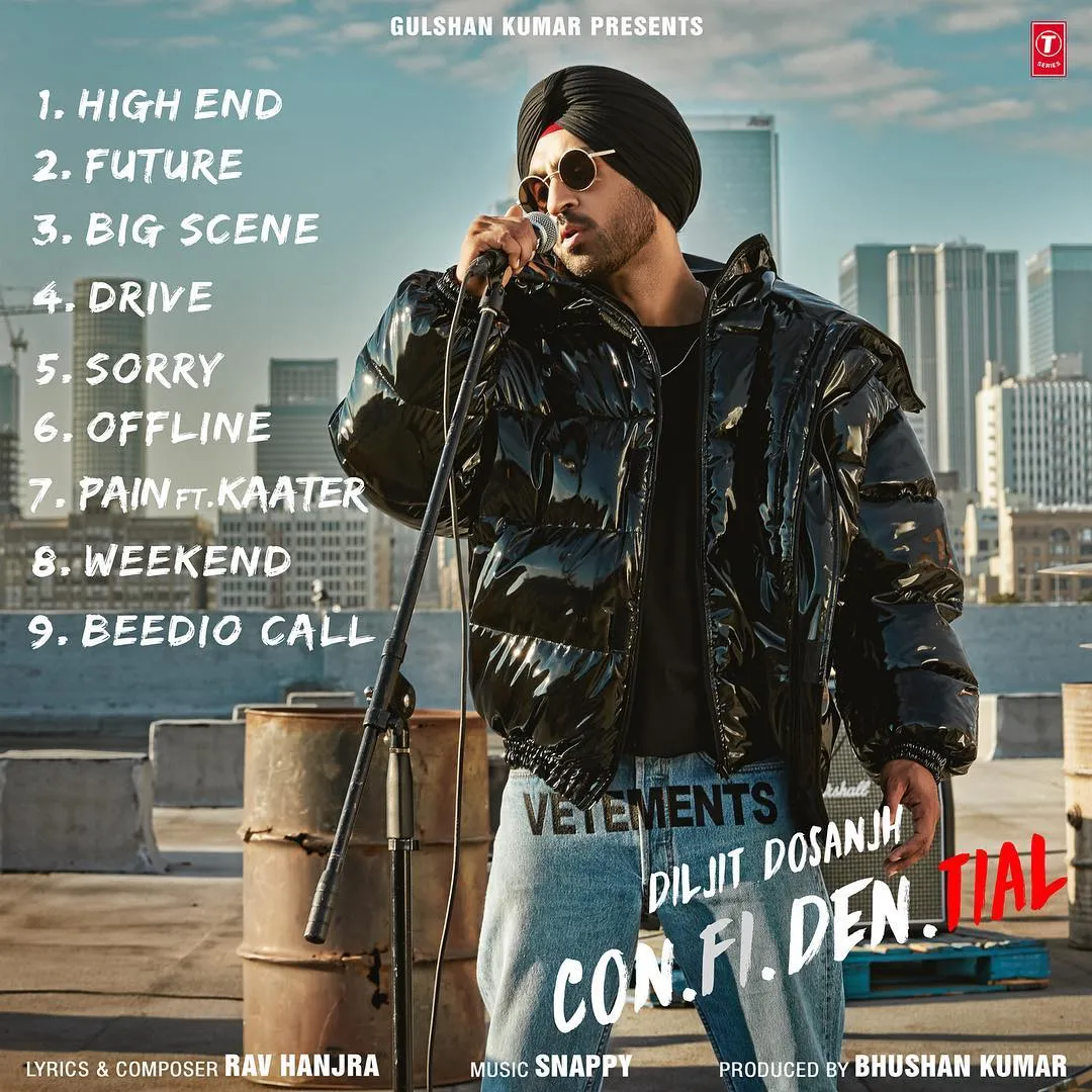 Diljit Dosanjh - Album Confidential