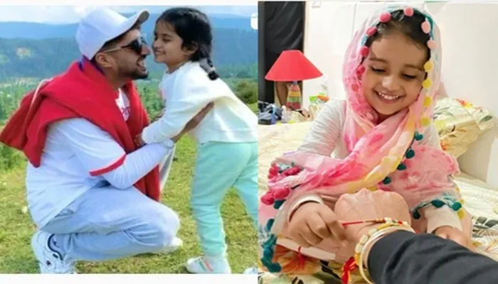 singer jassie gill with his daughter rojas kaur gill-min