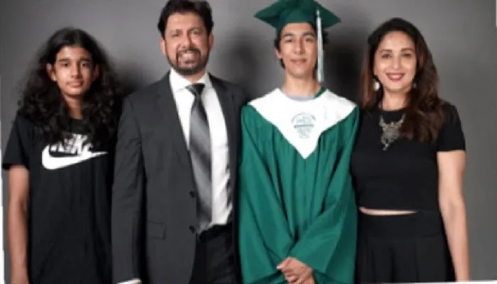 Madhuri with Family