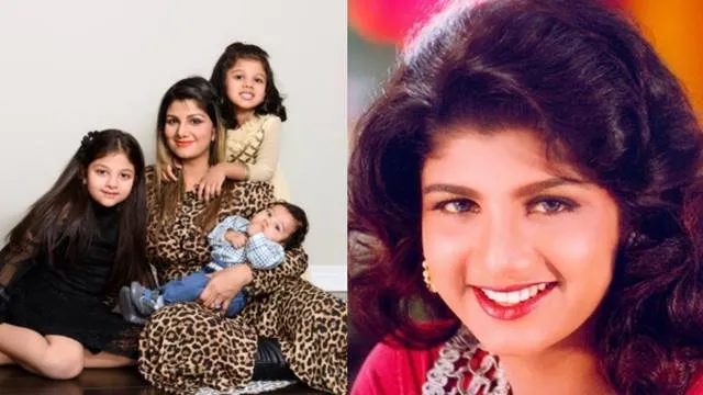 rambha family pic