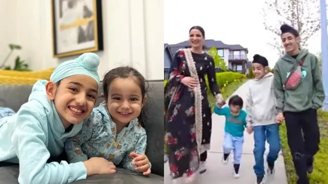 Ravneet grewal with sons-min