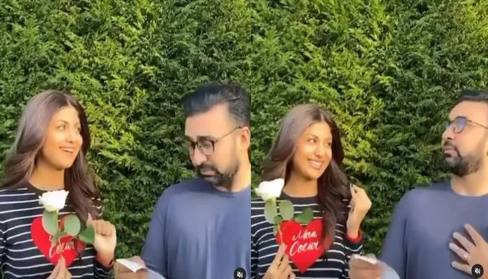 shilpa shetty and raj kundra made funny video for fans entertainment