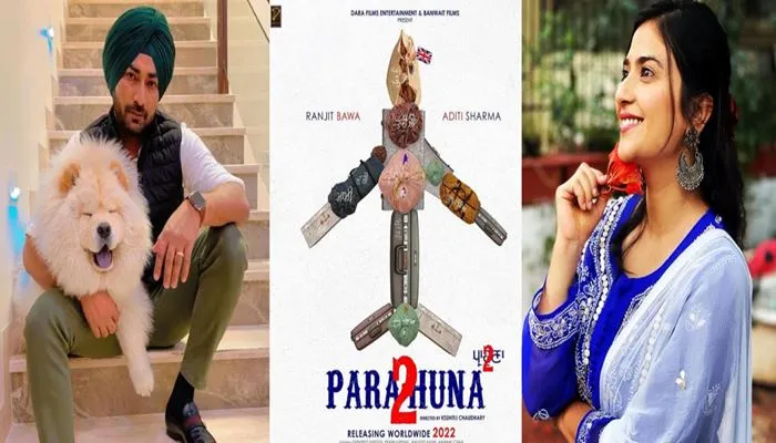 singer ranjit bawa new movie prouna2 poster with fans