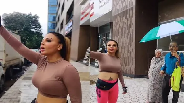 viral video of rakhi sawant