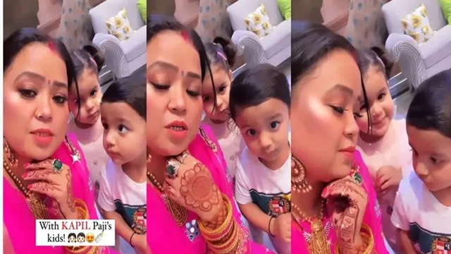 bharti singh funny video with kids