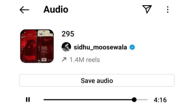 Sidhu Moose Wala continues to rule hearts; 1.4 million Instagram reels made on '295' song