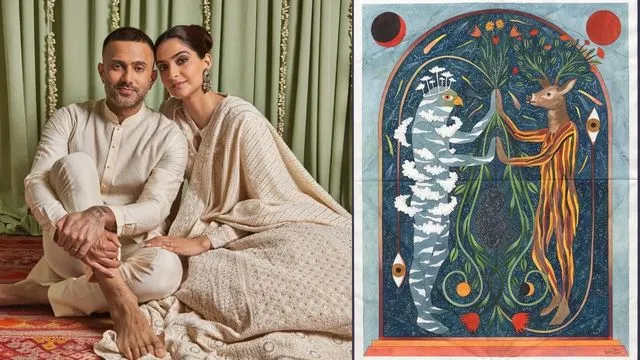 Sonam Kapoor, Anand Ahuja reveal idea behind 'ecstatic' art used to announce birth of baby boy