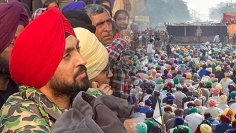 at delhi farmer protest diljit dosanjh