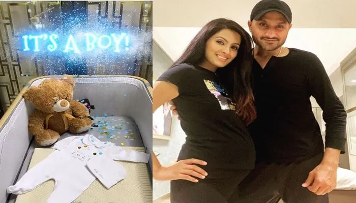 harbhajn singh and geeta basra shared her son happiness video with