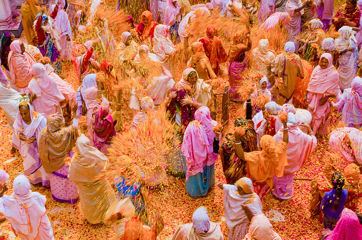 Vrindavan Widow Holi India 1