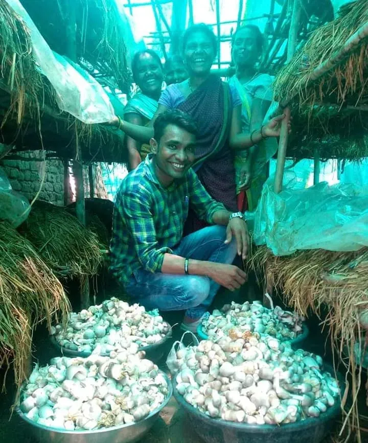 mushroom millionaire Santosh Mishra